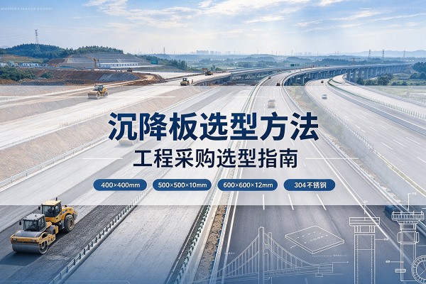 宁陕沉降板选择方法