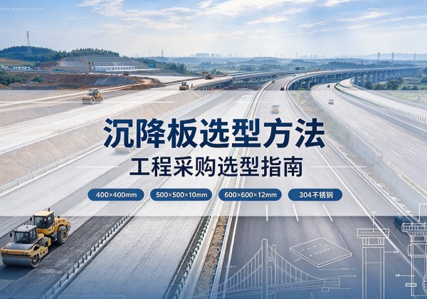 宁陕沉降板选择方法